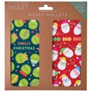 XMAS MONEY WALLETS,Sprouts & Santa 2's