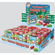 XMAS INK PAD STAMPER SET CDU