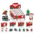 BUILDING BRICKS,Elk,Santa Train & Tree 4 Assorted