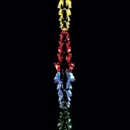 GARLAND,Multi Coloured Foil 20cmx2.7m H/pk(6 Section)