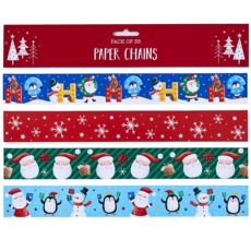 PAPER CHAINS,Santa Snow 36's H/pk