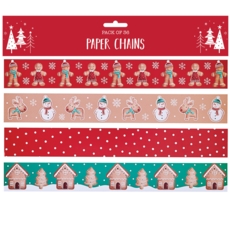 PAPER CHAINS,Cosy Christmas 36's H/pk