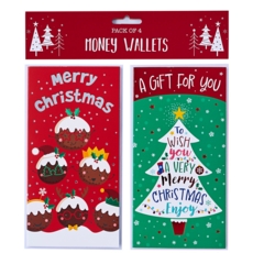 XMAS MONEY WALLETS,Novelty 4's