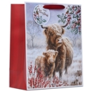 GIFT BAG,Highland Cow (Large)