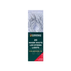 LIGHTS,LED Warm White Indoor Battery Operated,20's CDU