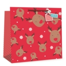 GIFT BAG,Christmas Reindeer (Giant Square)