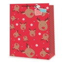 GIFT BAG,Christmas Reindeer (Extra Large)