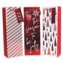 GIFT BAG,Red Foil (Bottle)