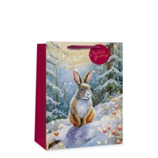 GIFT BAG,Christmas Rabbit (Large)