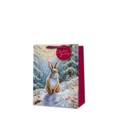 GIFT BAG,Christmas Rabbit (Medium)
