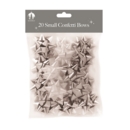 BOW,Small,Silver & White 25's H/pk