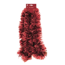 TINSEL,Red 6ply 100mm x 2m