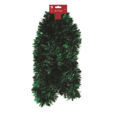 TINSEL,Green Chunky 6ply 100mm x 2m
