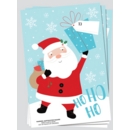 SANTA SACK,PVC 3's 76x50cm H/pk