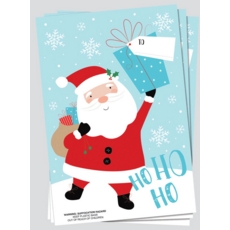 SANTA SACK,PVC 3's 76x50cm H/pk