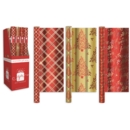 XMAS ROLLWRAP,1.5m Foil Christmas Traditions FDU