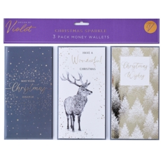 XMAS MONEY WALLETS,Majestic Stag 3's