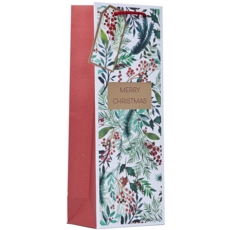 GIFT BAG,Festive Foliage (Bottle)