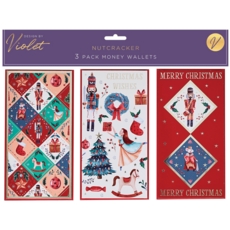 XMAS MONEY WALLETS,Nutcracker 3's
