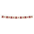 BANNER,Christmas Red & Gold 2.4m