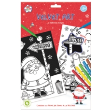 VELVET ART,Christmas 2 Assorted Designs H/pk