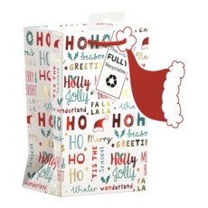 GIFT BAG,Merry Christmas Text (Small)