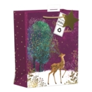 GIFT BAG,Whimsical Reindeer (Medium)
