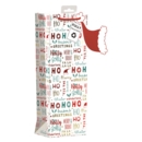 GIFT BAG,Merry Christmas Text (Bottle)