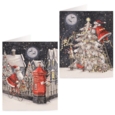 BOXED CARDS,Whimsical Santa 20's