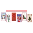 XMAS MONEY WALLETS, Asst. Trad, Contemp, Juv. S. Elvin