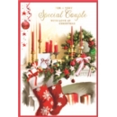 XMAS CARDS,Special Couple 6's Decorated Fireplace