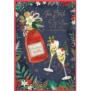 XMAS CARDS,To Both of You 6's Christmas Bubbles