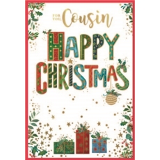 XMAS CARDS,Cousin 6's Foliage & Presents