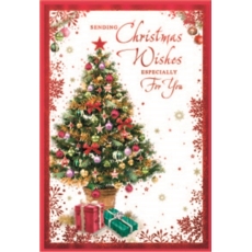 XMAS CARDS,Open 6's Christmas Tree & Presents
