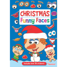XMAS COLOURING BOOK,Funny Faces