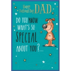 FATHER'S DAY CARDS,Dad 6's Dog & Stars