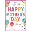 MOTHER'S DAY CARDS,Mum 6's Balloons & Dots