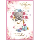 MOTHER'S DAY CARDS,Mum 6's Floral Teddy & Presents