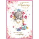 MOTHER'S DAY CARDS,Mummy 6's Floral Teddy & Presents