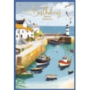 BIRTHDAY CARDS,Open 6's Harbour Scene