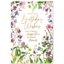 BIRTHDAY CARDS,Open 6's Wild Flowers