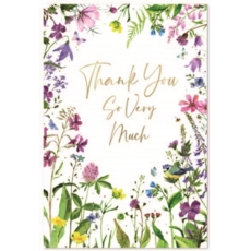 THANK YOU CARDS,6's Wild Flowers