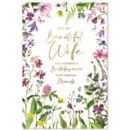 BIRTHDAY CARDS,Wife 6's Wild Flowers