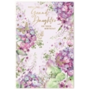 BIRTHDAY CARDS,Granddaughter 6's Floral