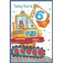AGE 6 CARDS,Male 6's Digger