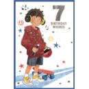 AGE 7 CARDS,Male 6's Fashion & Skateboard