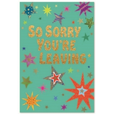 SORRY YOU'RE LEAVING CARDS,6's Stars