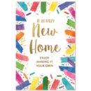 NEW HOME CARDS,6's Coloured Stripes