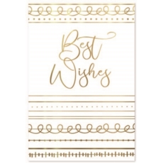 BEST WISHES CARDS,6's Linear Patterns