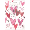 ENGAGEMENT CARDS,6's Pink Hearts